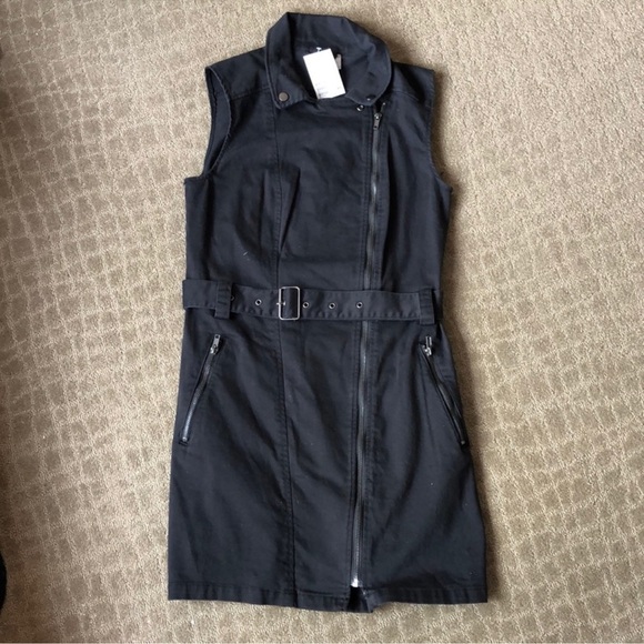H&M Dresses & Skirts - H&M Black biker Mini Dress (no belt)